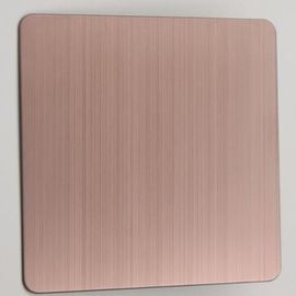 良い価格 300シリーズ金ローズの金の薄板金の冷間圧延された鋼鉄装飾的な版0.3-2.0mmの薄い版 オンライン